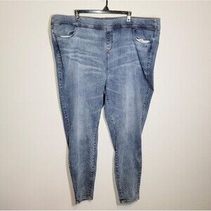 Torrid Pull On Lean Jean Skinny Jeggings 6T 6X Tall